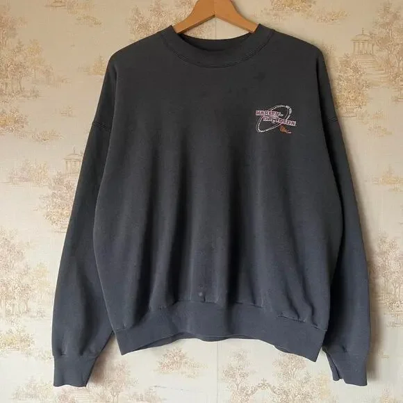 Vintage 90s 1998 Harley Davidson SweatshirtFaded Daytona Bike WeekBoxy XL